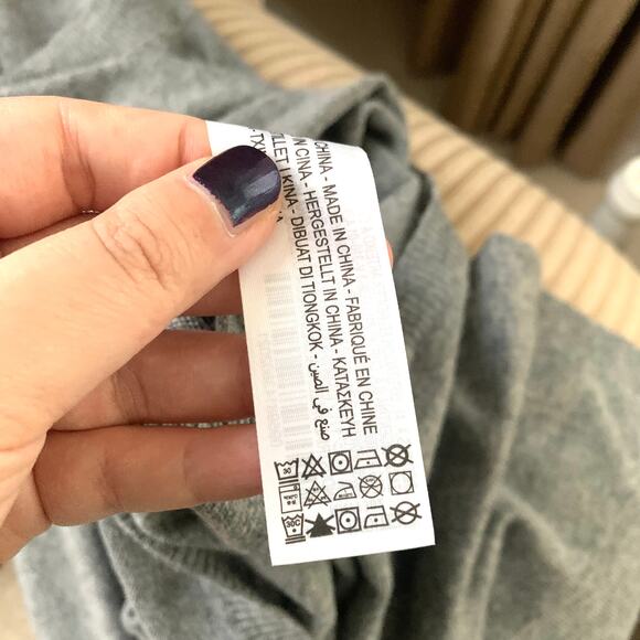 Zara MULTI-POSITIONAL WOOL BLEND KNIT SWEATER in Gray - Picture 9 of 9